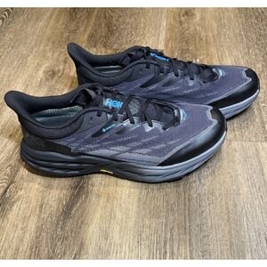 Hoka One‎ Speedgoat 5 GTX Gore-Tex Black Hiking Trail Shoes Men's Size 10D New